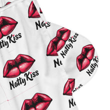Load image into Gallery viewer, Trendy Basketball Rib Shorts with Lip Print | Natty Kiss Design