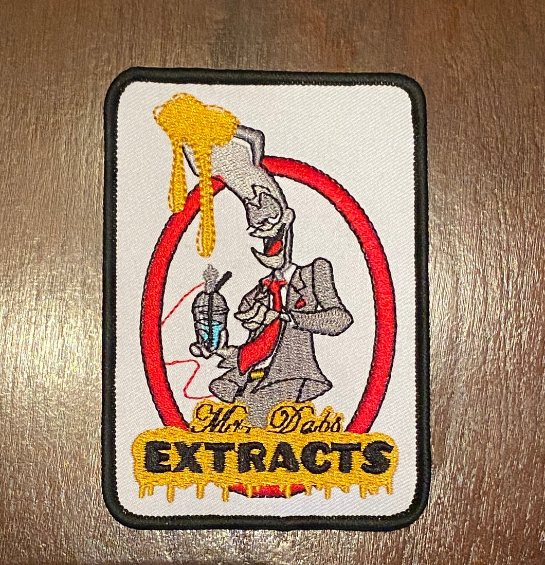 Mr Dabs Extracts embroidery patch