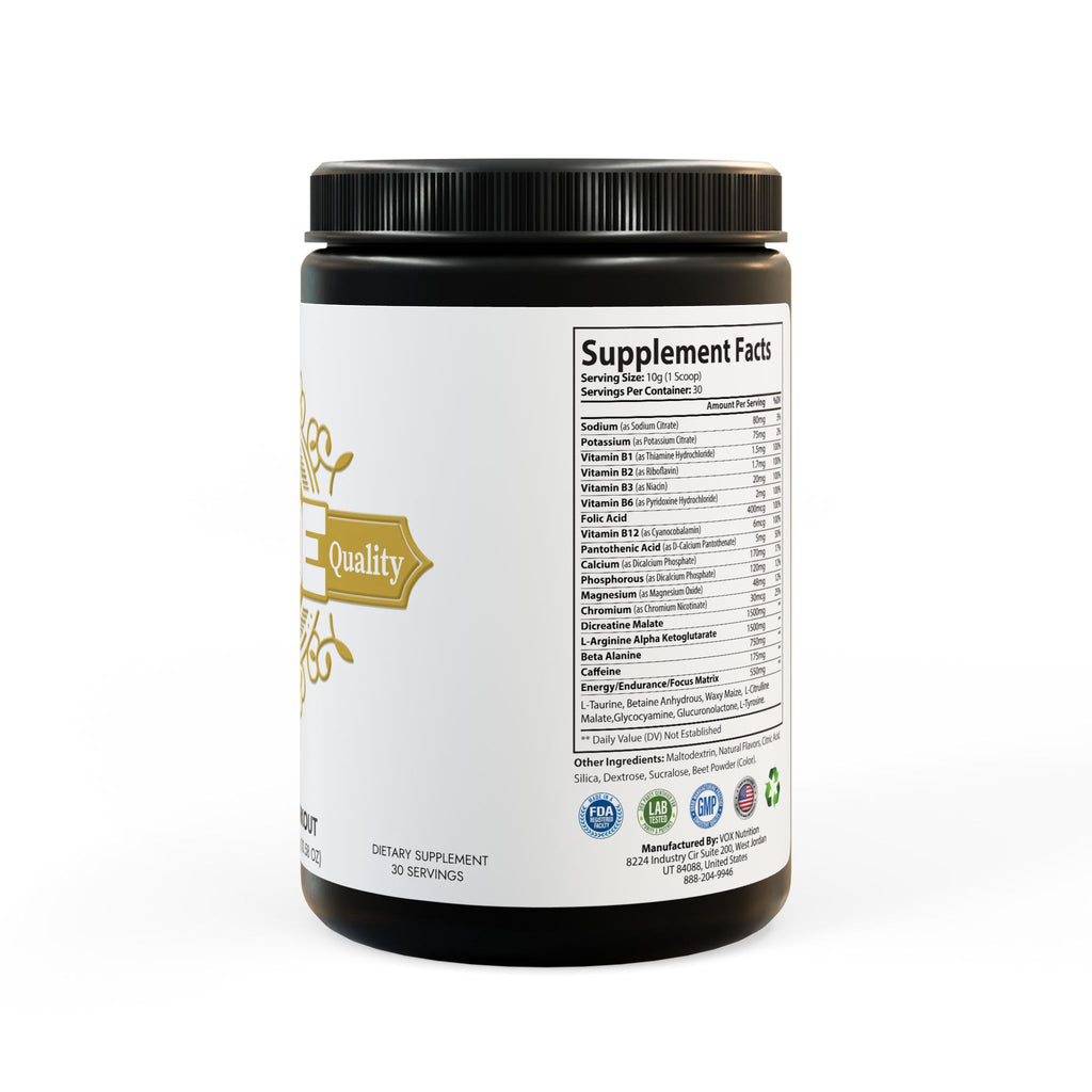 Pre-Workout Supplement, Watermelon (300g, 10.58oz)