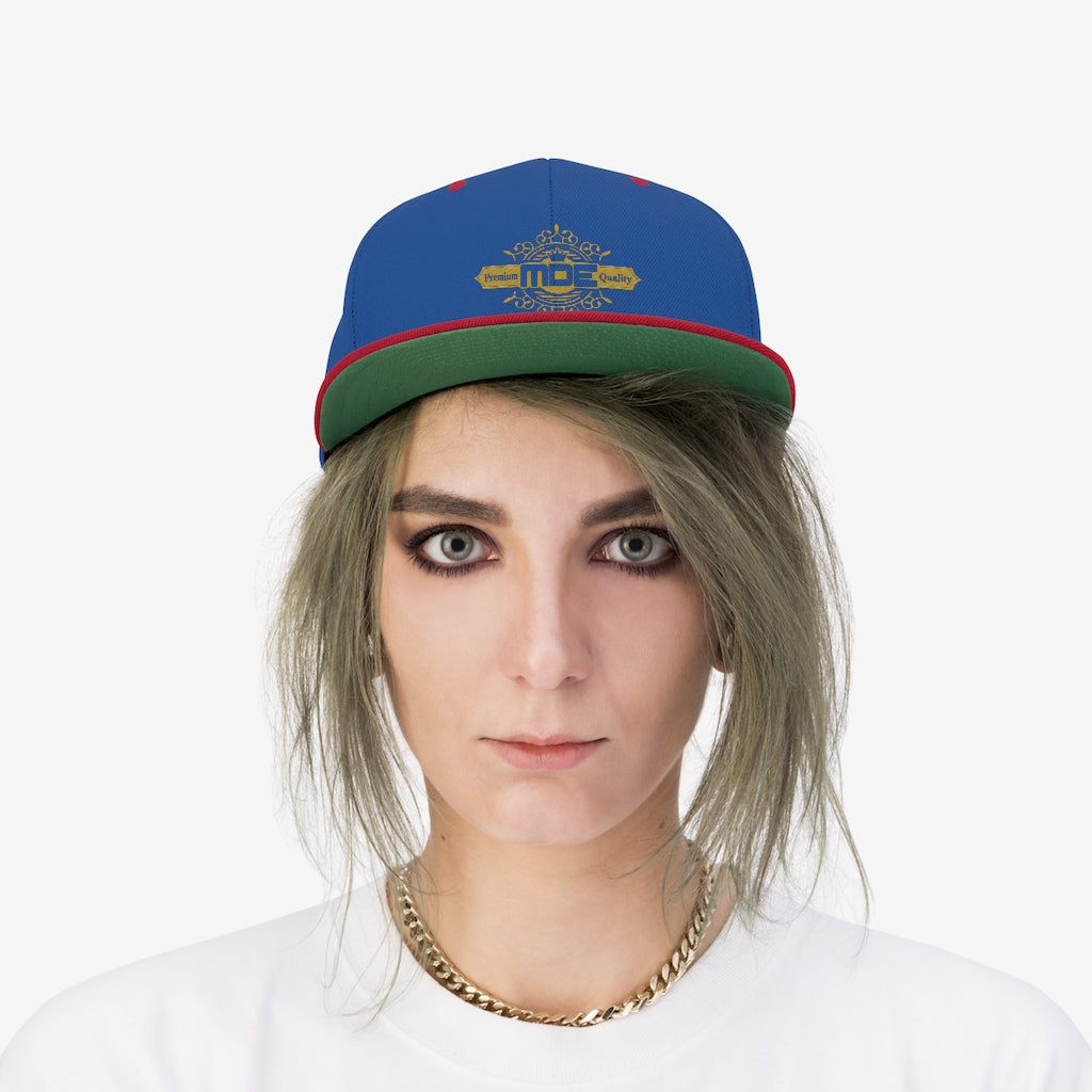 Unisex flat bill MDE hat